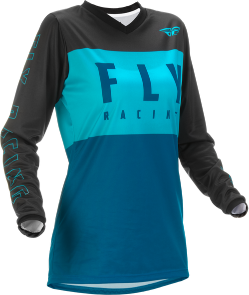 Fly Racing Youth F-16 Jersey Aqua/Dark Teal/Black Yl 375-820Yl