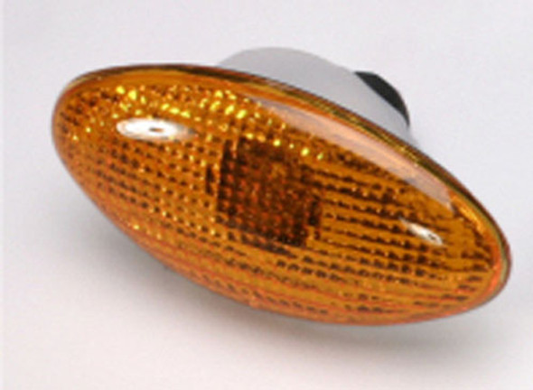 K&S Marker Lights Flat Oval Large (S/F) Amber 25-8275