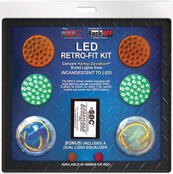 Sdc Led Retro-Fit Kit Amber Front Or Rear 2451