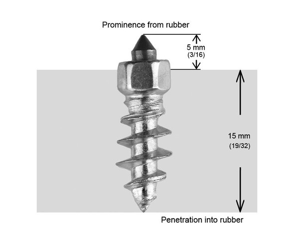 Igrip 18Mm Standard Screw Studs Qty 100 St-18100R