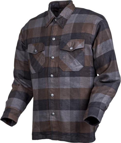 Scorpion Exo Covert Moto Flannel Black/Brown/Grey Xl 13603-6