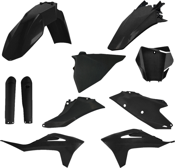 Acerbis Full Plastic Kit Gas Black Metallic 2872797440