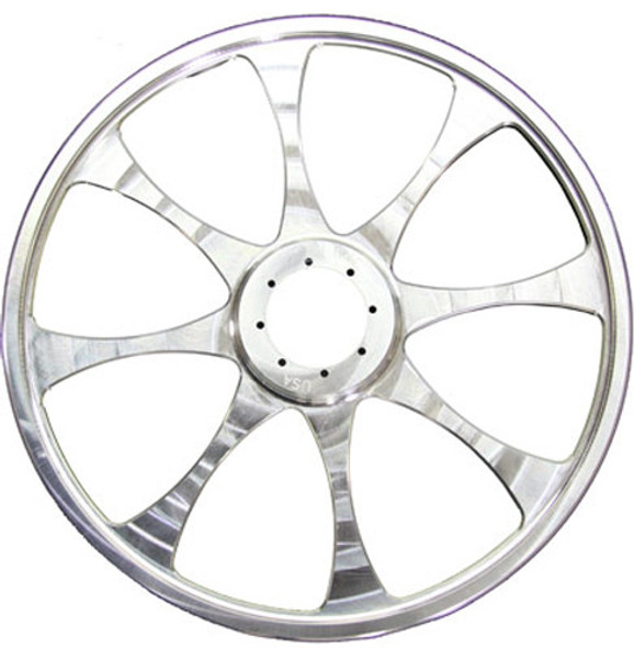 Tki 8-Spoke Billet Wheel Natural 9" 405-4002-01