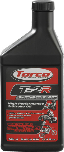 Torco T-2R High-Performance 2-Stroke Oil 500Ml T920033Ye