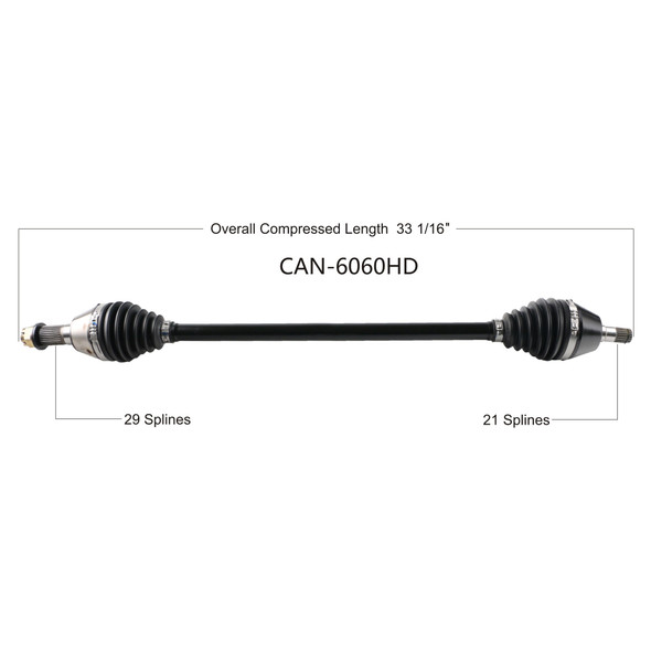 Open Trail Hd 2.0 Axle Front Right Can-6060Hd