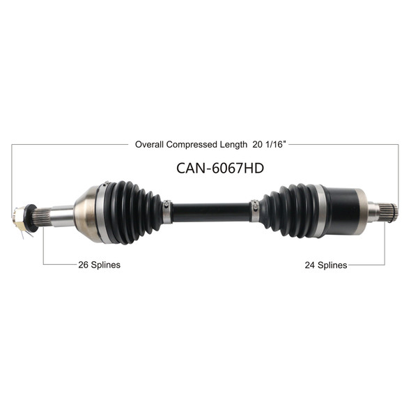 Open Trail Hd 2.0 Axle Rear Right Can-6067Hd