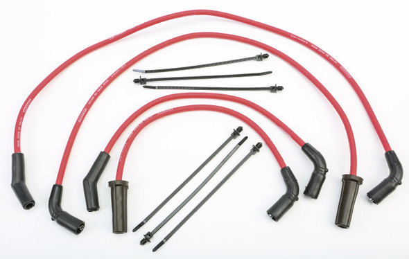 Moroso Ign Wires Ultra 40/Set Red 17-Up M8 Flt 28641