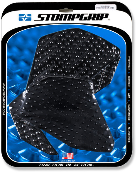 Stompgrip Tank Pad Kit Volcano Black 55-10-0104B