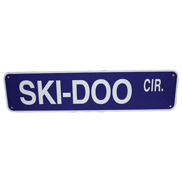 Voss Signs Ski Doo Cir. - Aluminum Street Sign 6" X 24" 624Sdc
