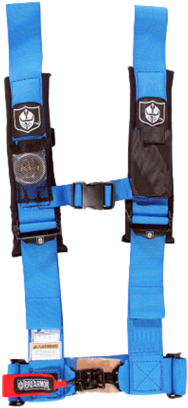 Pro Armor 5Pt Harness 3" Pads Blue Blue A115230Vb