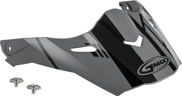 Gmax Visor W/Screws Epic Matte Grey/Black At-21S/Y G021070