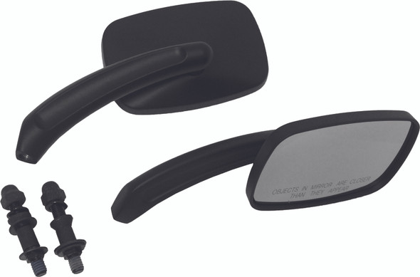 Harddrive Mirrors Black Rectangle Black 18-138