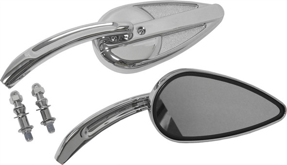 Harddrive Mirrors Chrome Vintage Chrome 18-157