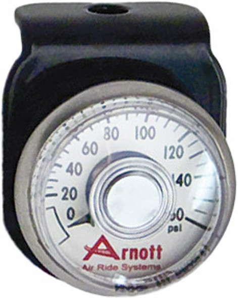 Arnott Pressure Gauge & Bracket Black K-2635