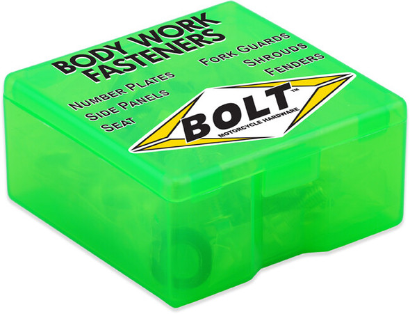 Bolt Full Plastic Fastener Kit Kx Kaw-011385