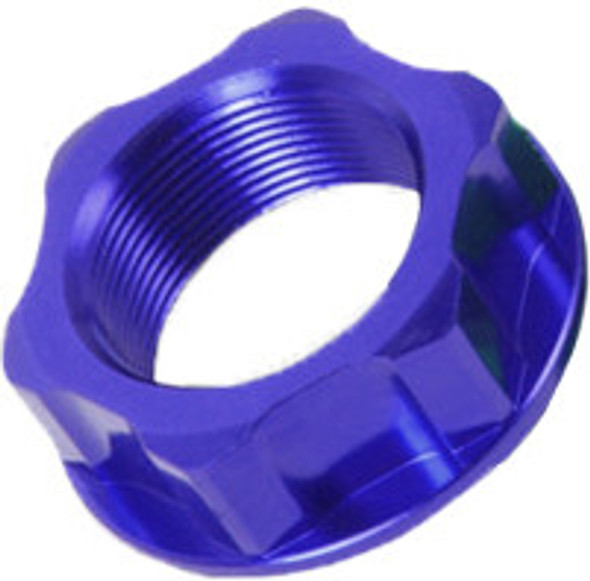 Zeta Steering Stem Nut & Bolt Blue M22X30-P1.0 H12 Ze58-2032