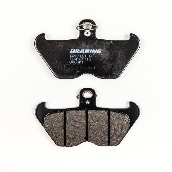Braking Brake Pad Set Semi-Metallic 806Sm1