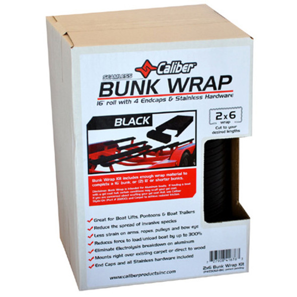 Caliber Bunkwrap Kit Black (16'X2X6" W/End Caps) 23052-Bk