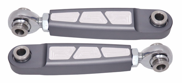 Modquad Front Sway Bar Links Adjustable Grey Pol Rzr-Sw-Pro-F-G