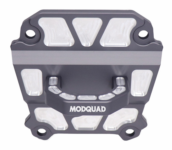 Modquad Rear Differential Plate W/Hook Grey Pol Rzr-Rdh-1K-G