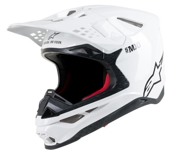 Alpinestars S.Tech S-M10 Solid Helmet White Xl 8300319-2180-Xl