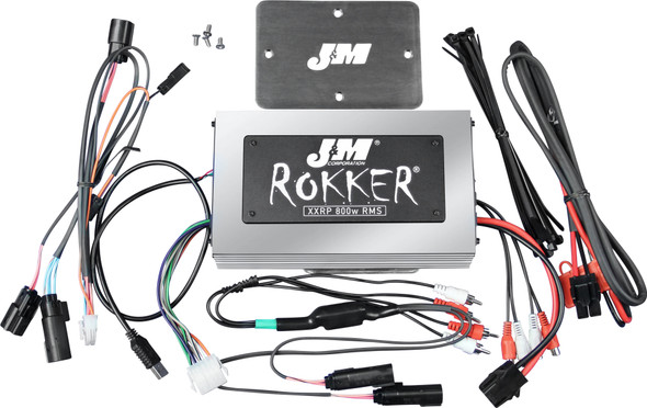 J&M Rokker P800W 4-Ch Amp Kit 15-20 Fltr Jamp-800Hr15-Rcp