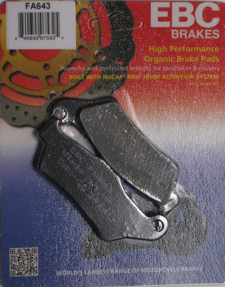 EBC Brake Pads Fa643 Organic Fa643