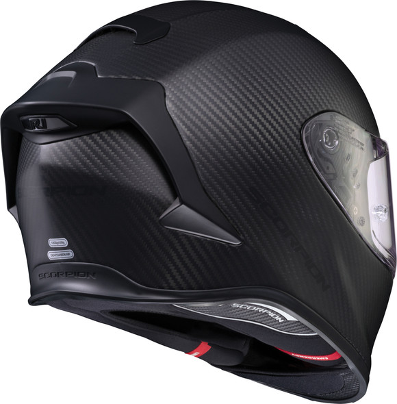 Scorpion Exo Exo-R1 Air Full Face Helmet Carbon Matte Black Xs R1C-0102