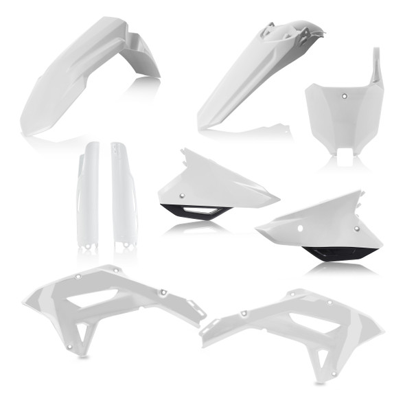 Acerbis Plastic Kit- Full Hon White/Black 2861801035