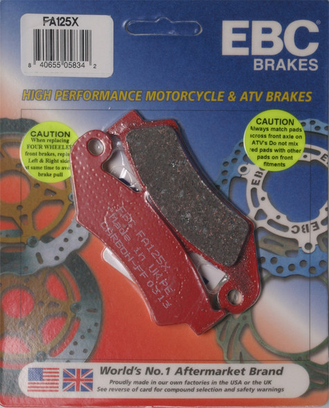 EBC Brake Pads Fa125X