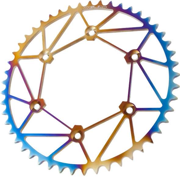 Dirt Tricks Rear Sprocket Chromoly Stl/Zir 49T-520 Chromatic She Hv-49-Z-C