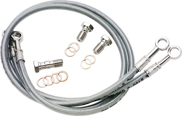 Galfer Brake Line Front Silver Kawasaki Fk003D670-1