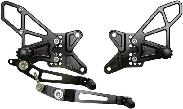 Vortex Rear Set Complete Blk Yam Rs681K