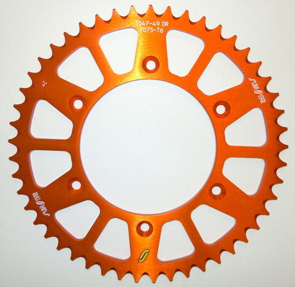 Sunstar Rear Sprocket Aluminum 52T-520 Org Hus/Husq/Ktm 5-354752Or