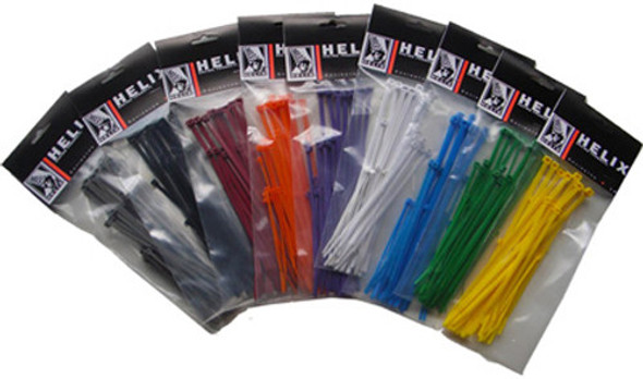 Helix Cable Ties 6" Blue 100/Pk 303-4114