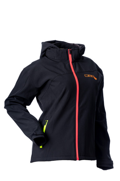 DSG Malea Softshell Jacket Black/Neon 4X 52362