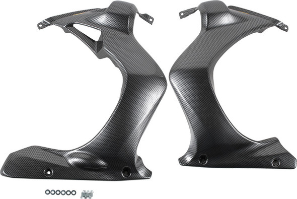 Maier Air Scoops Hon Blk Carbon Trx 700Xx 11774-30