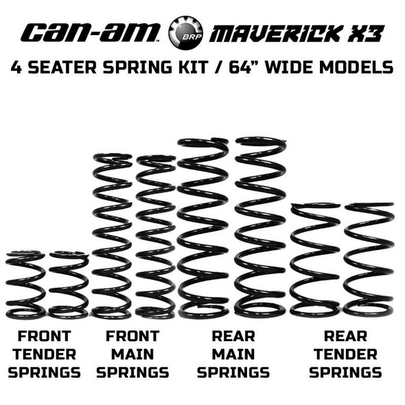 Zbroz Dual Rate Spring Kit 64" Can K30-Ca1027-0