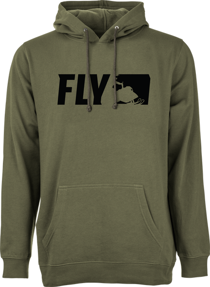 Fly Racing Fly Primary Hoodie Military Green Sm 354-0163S