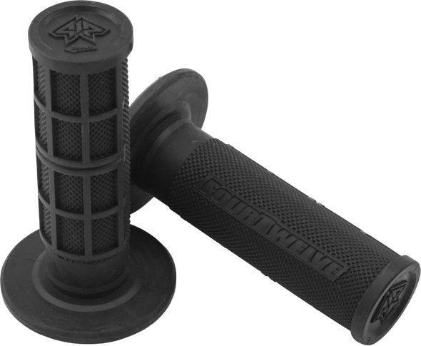 Four Twelve Pee Wee / Pit Bike Mini Grips 7/8" (Black) 412-200