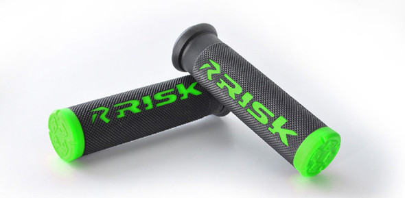 Risk Racing Risk Racing ATV/Mtb Grips - Fusion 2.0 With Grip Tech - Green 291