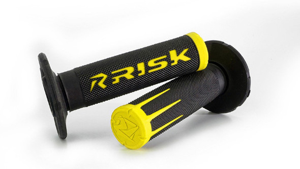 Risk Racing Risk Racing Moto Grips - Fusion 2.0 With Grip Tech - Yellow 288