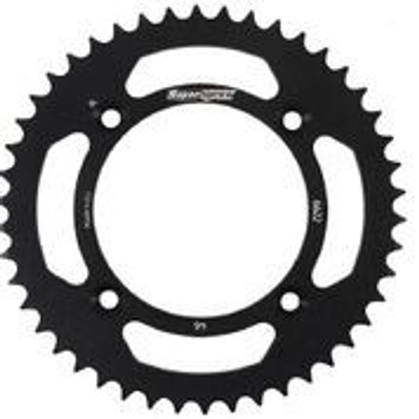 Supersprox Rear Sprocket Aluminum 46T-420 Blk Yam Ral-6622-46-Blk