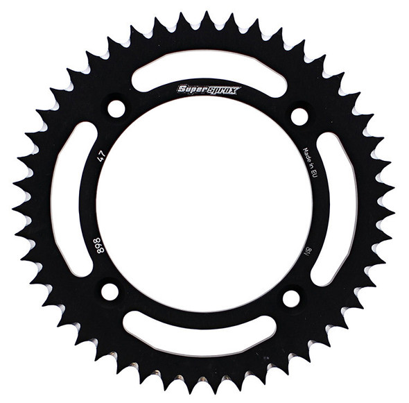 Supersprox Rear Sprocket Aluminum 47T-428 Blk Husq/Ktm Ral-898-47-Blk