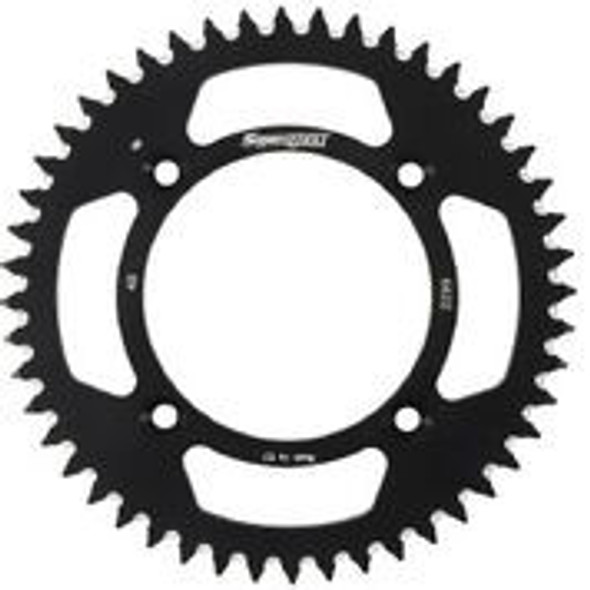 Supersprox Rear Sprocket Aluminum 48T-420 Blk Yam Ral-6622-48-Blk