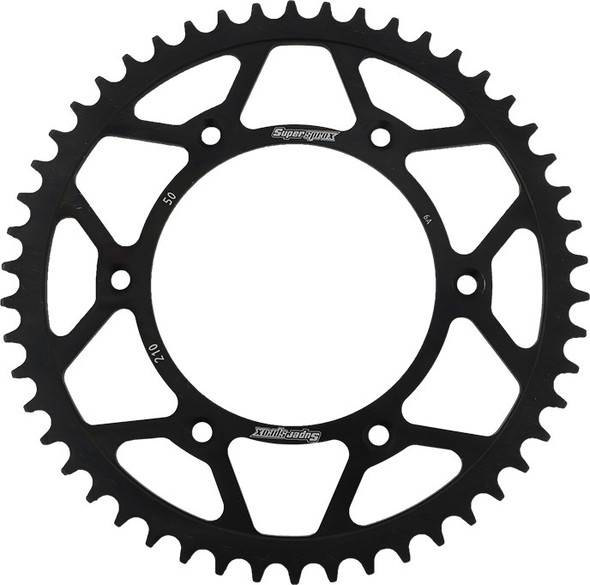 Supersprox Rear Sprocket Steel 50T-520 Blk Hon Rfe-210-50-Blk