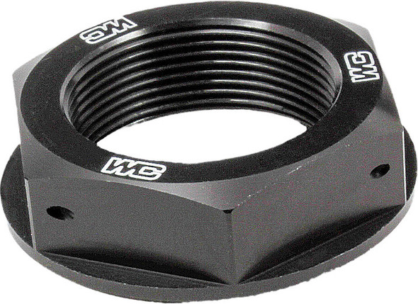 Works Steering Stem Nut (Black) 24-330