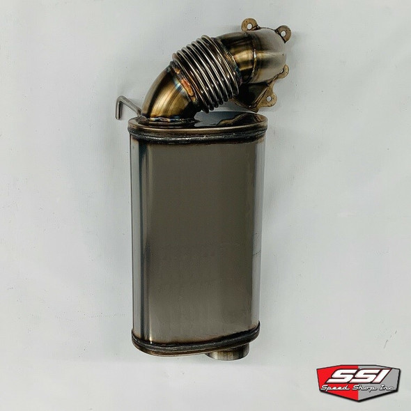 Ssi Big Flow Stainless Muffler 3" A/C Yam 12-112