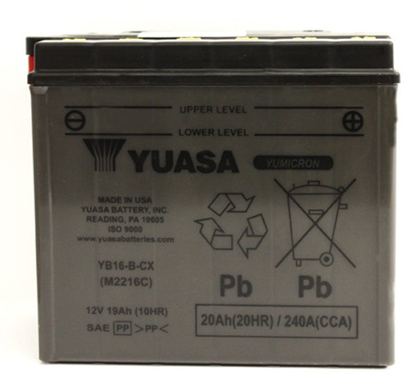 Yuasa Yb16-B-Cx Yumicron Cx-12Volt Battery Yuam2216C