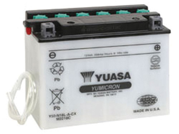 Yuasa Y50-N18L-A-Cx Yumicron Cx-12 Volt Battery Yuam2218C